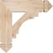Ekena Millwork Merced Arts & Crafts Smooth Bracket, Douglas Fir, 3 1/2"W x 16"D x 16"H BKT04X16X16MRC03SDF - alternate 3
